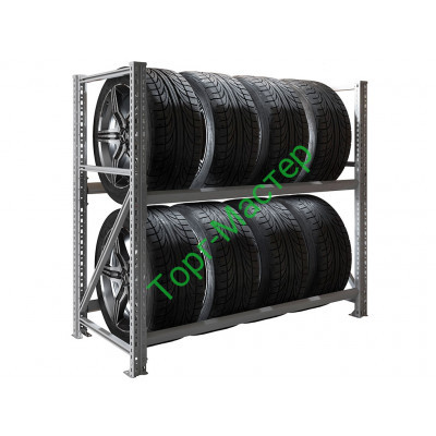 Стеллаж MS Pro 1200/1353x606 стационарный для хранения 8 шин *