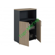 Шкаф NW 1280/2 полузакрытый вяз натуральный/антрацит Шкаф NW 1280/2 полузакрытый вяз натуральный/антрацит